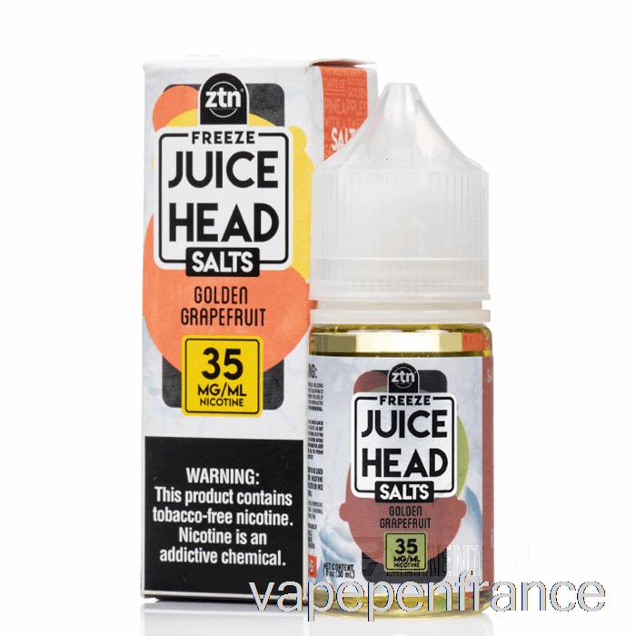 Congeler Le Pamplemousse Doré - Sels De Tête De Jus - 30 Ml 35 Mg Stylo Vape